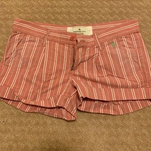 Abercrombie & Fitch Pink Striped Shorts Size 2